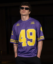 Purple Graphic Jersey T-Shirt