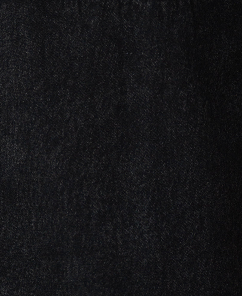 Black Denim Polo Shirt