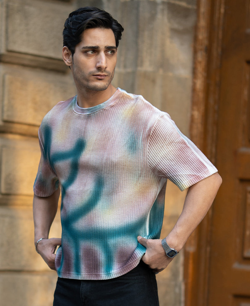 Spray Print Graffiti T-Shirt.