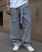 Black And White Micro Checks Trousers