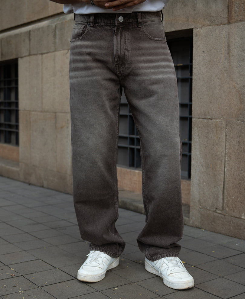 Light Brown Washed Jeans