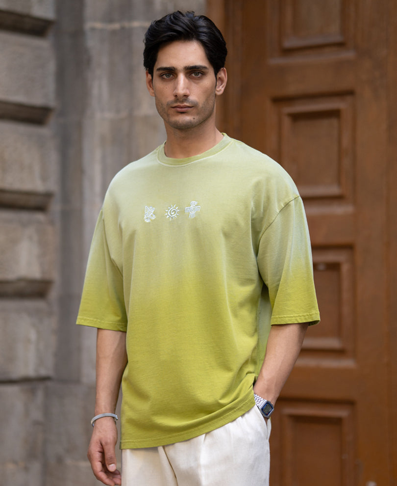 Lime Green Spray T-Shirt
