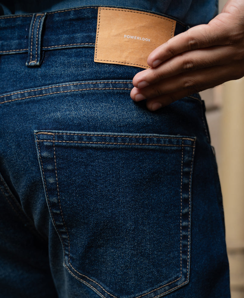 Dark Blue Bootcut Jeans