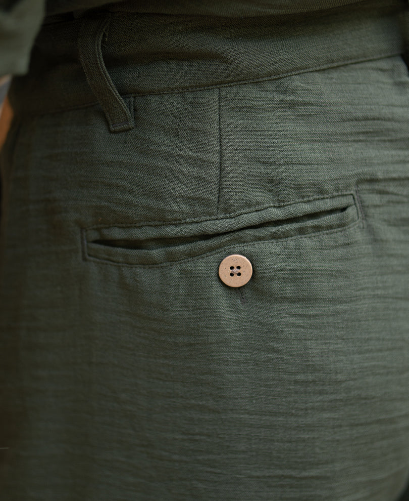 Olive Strcutured Co-Ord Set.