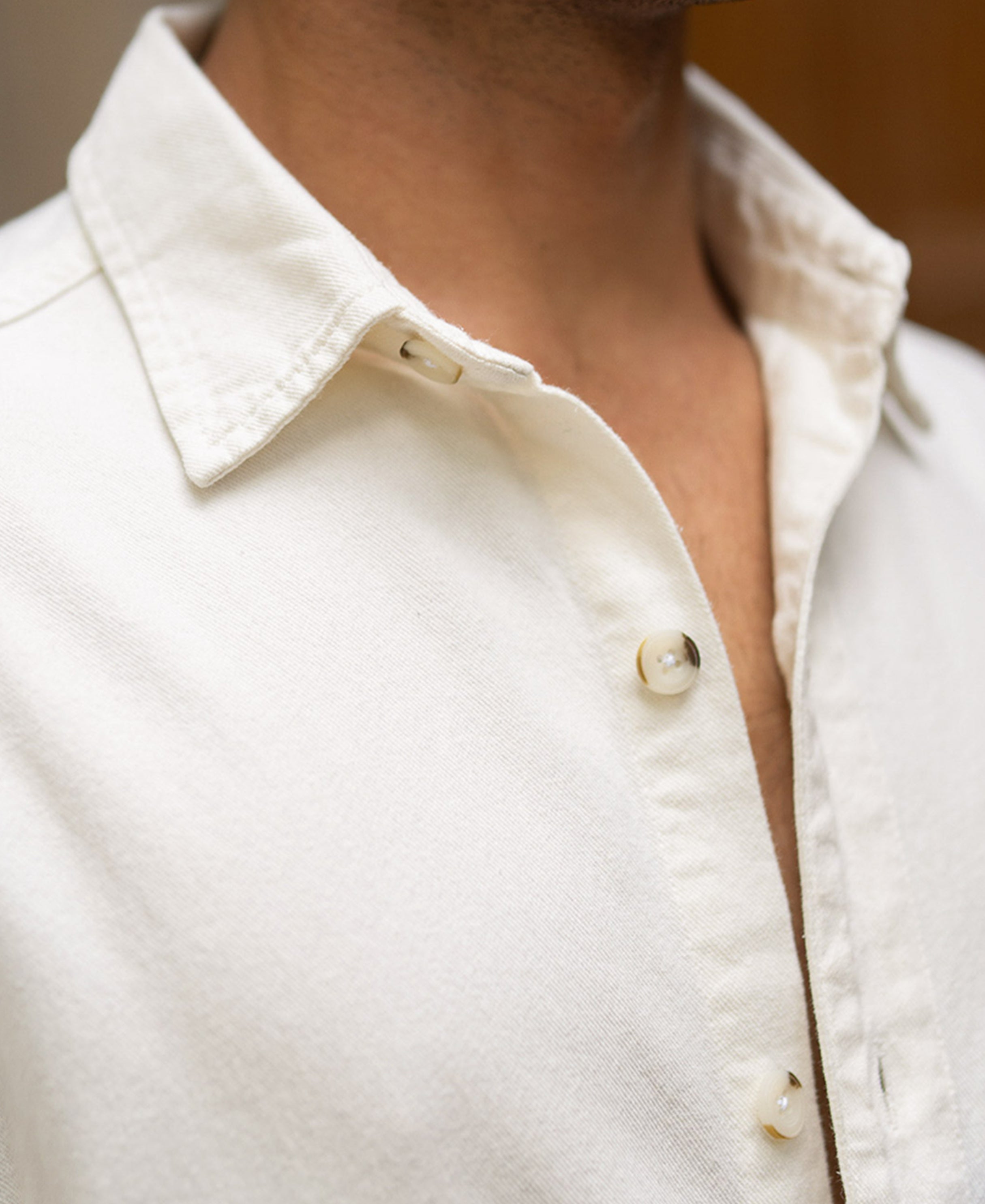Off White Denim Shirt