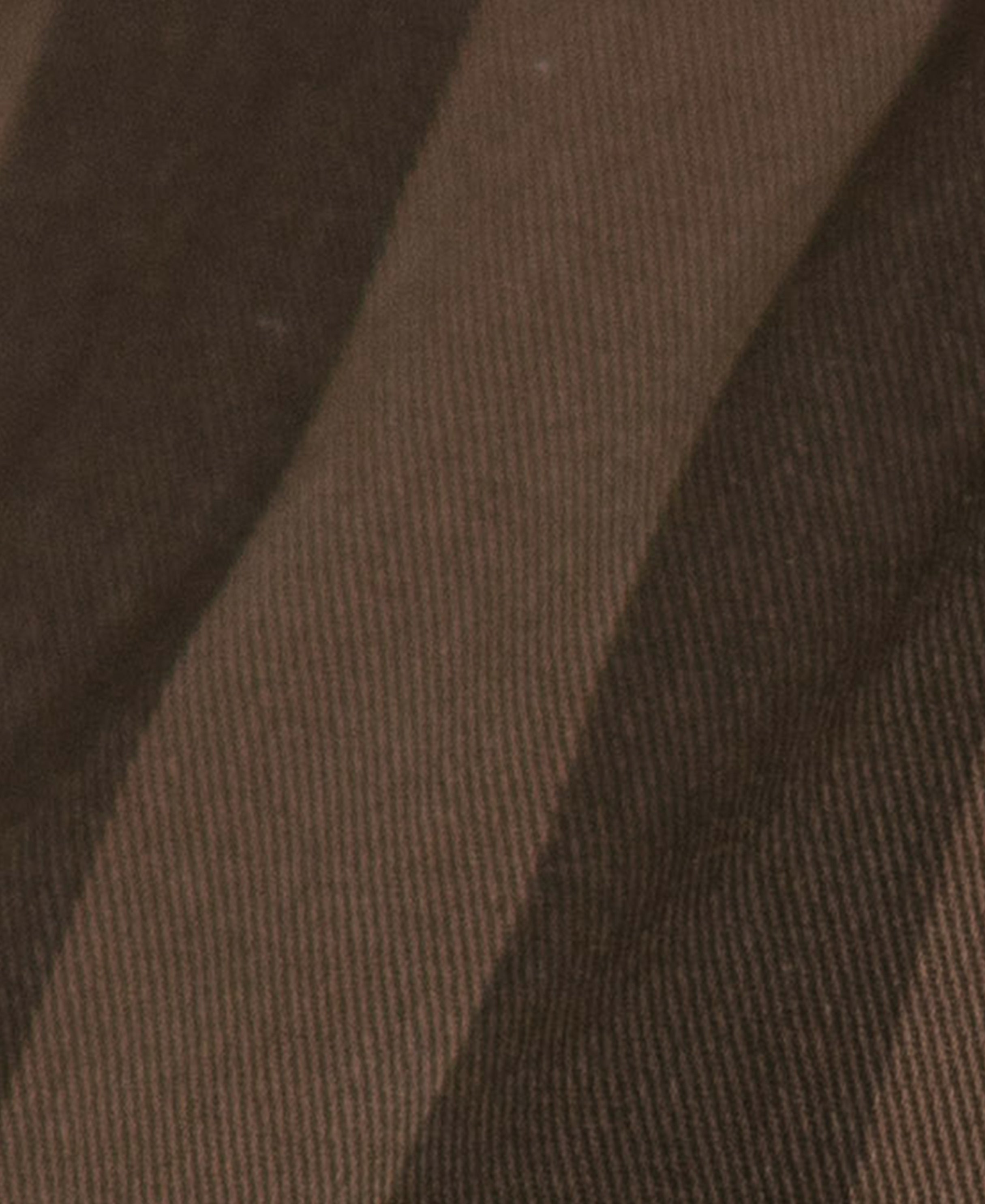 Brown Tonal Stripe Washed Shirt 100% Cotton