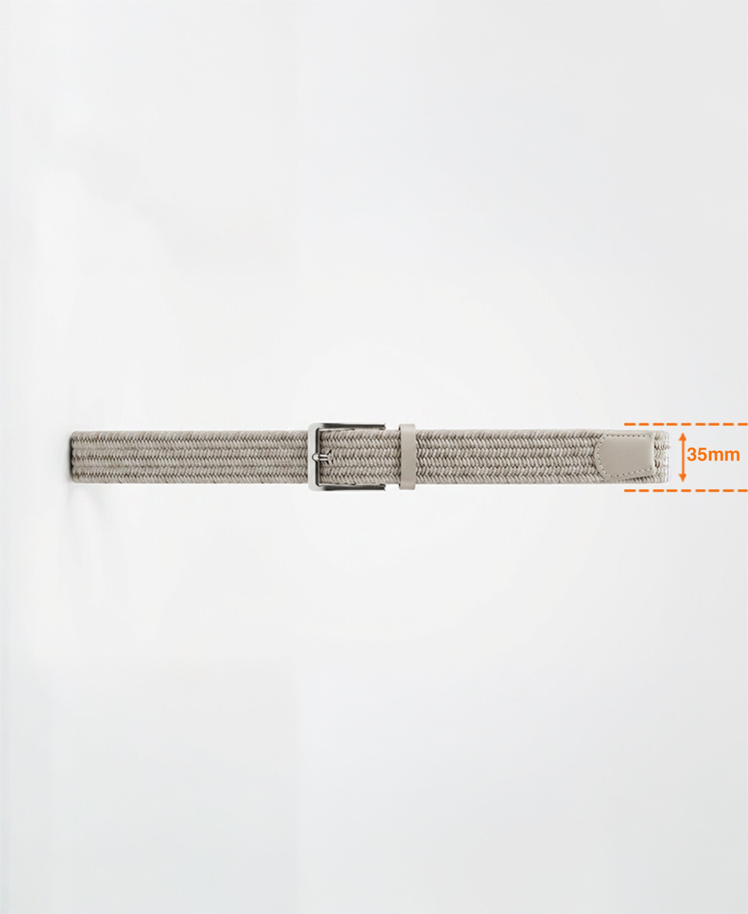 Cool Grey Casual Belt