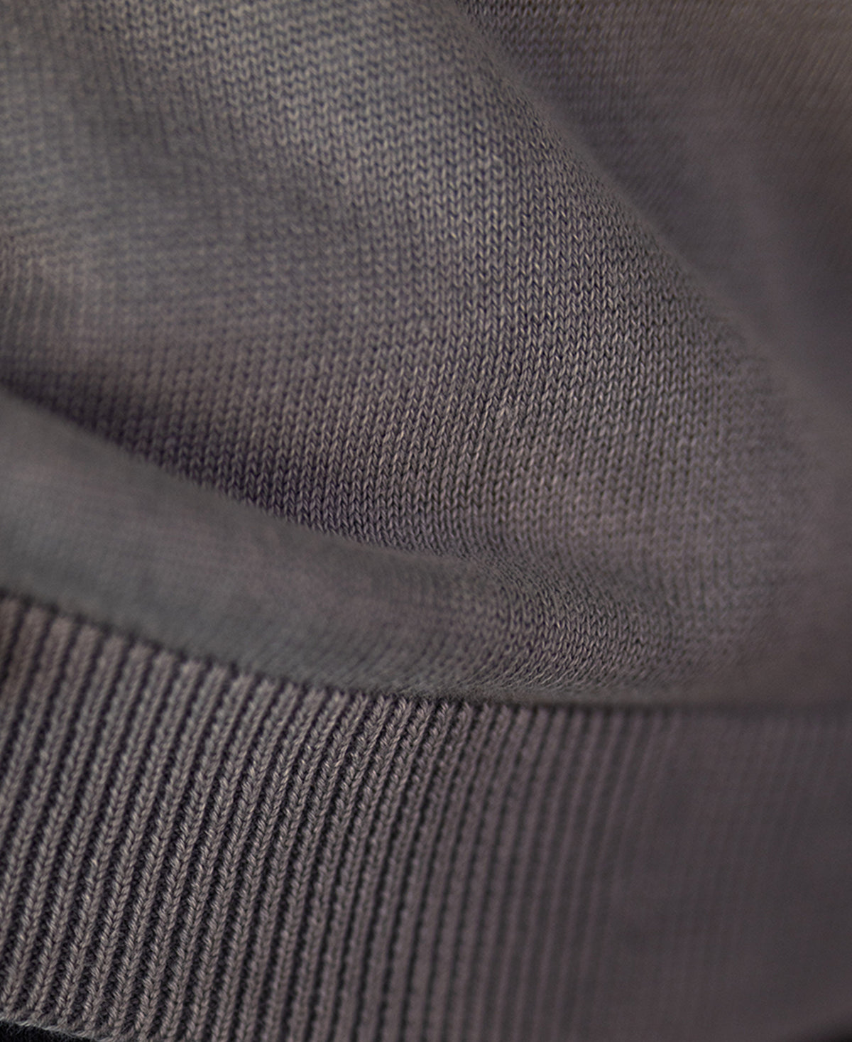 Grey Printed Knit T-Shirt 100% Cotton