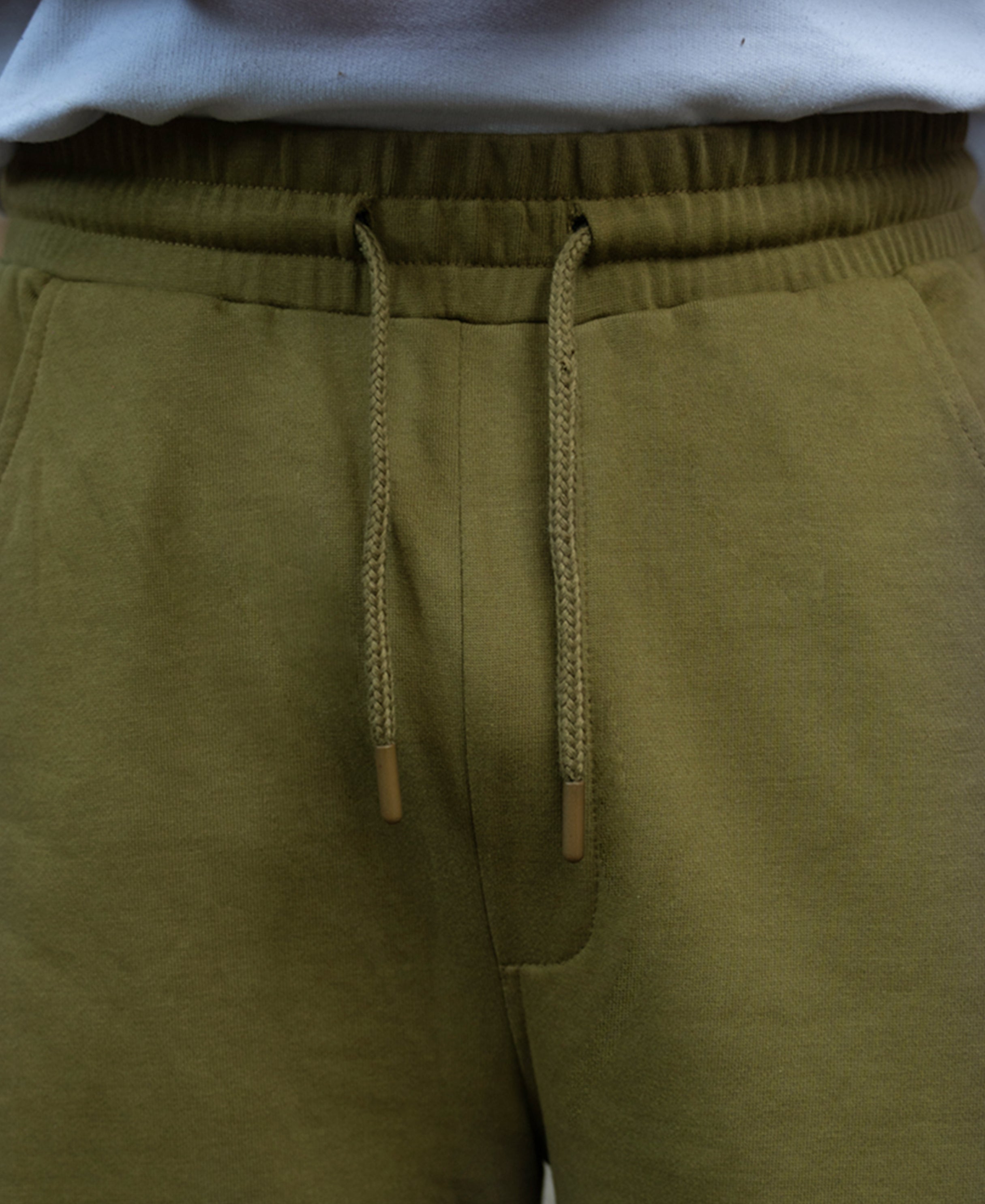 Olive Barrel Fit Trackpants