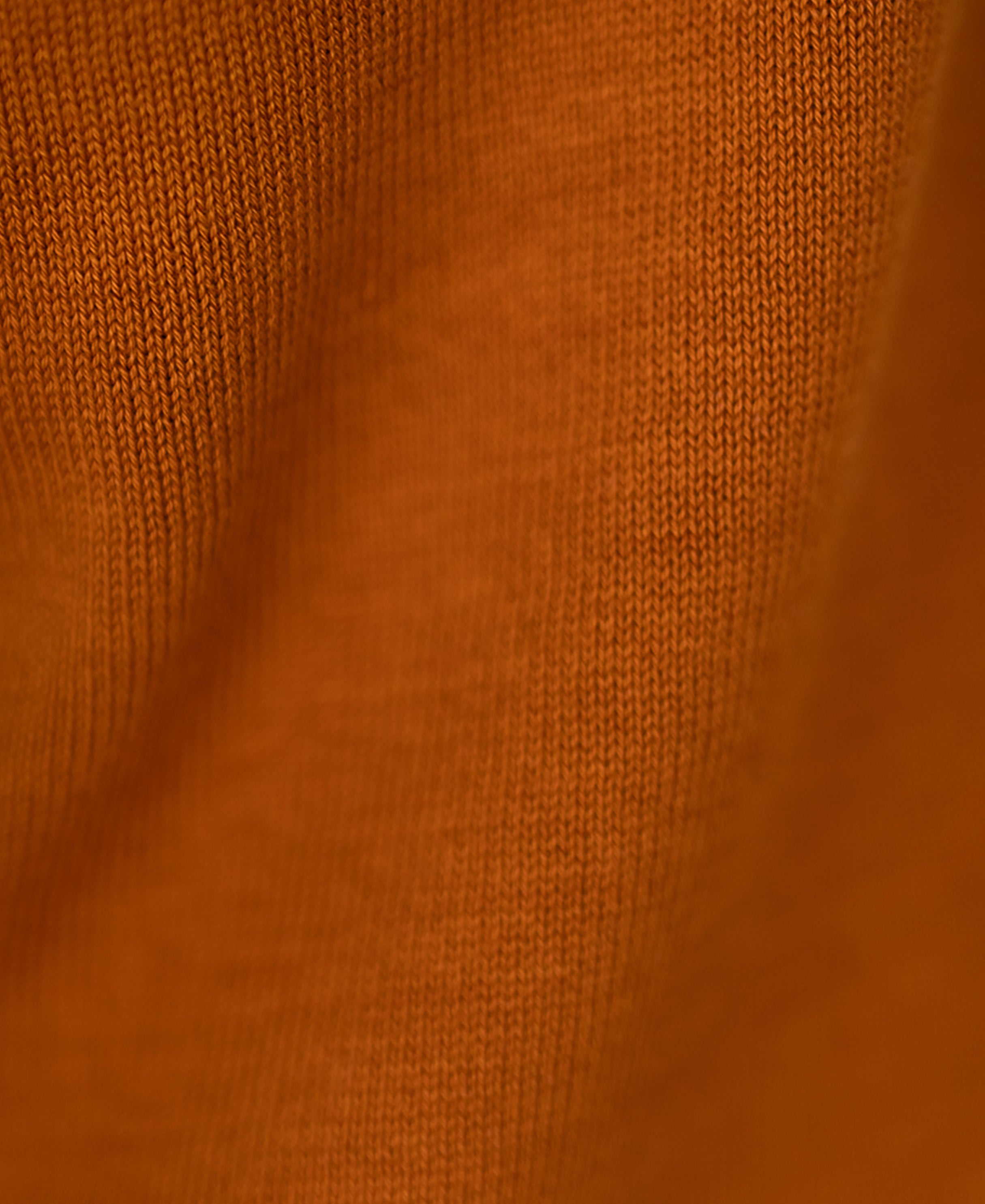 Ochre Yellow Knit T-Shirt 100% Cotton
