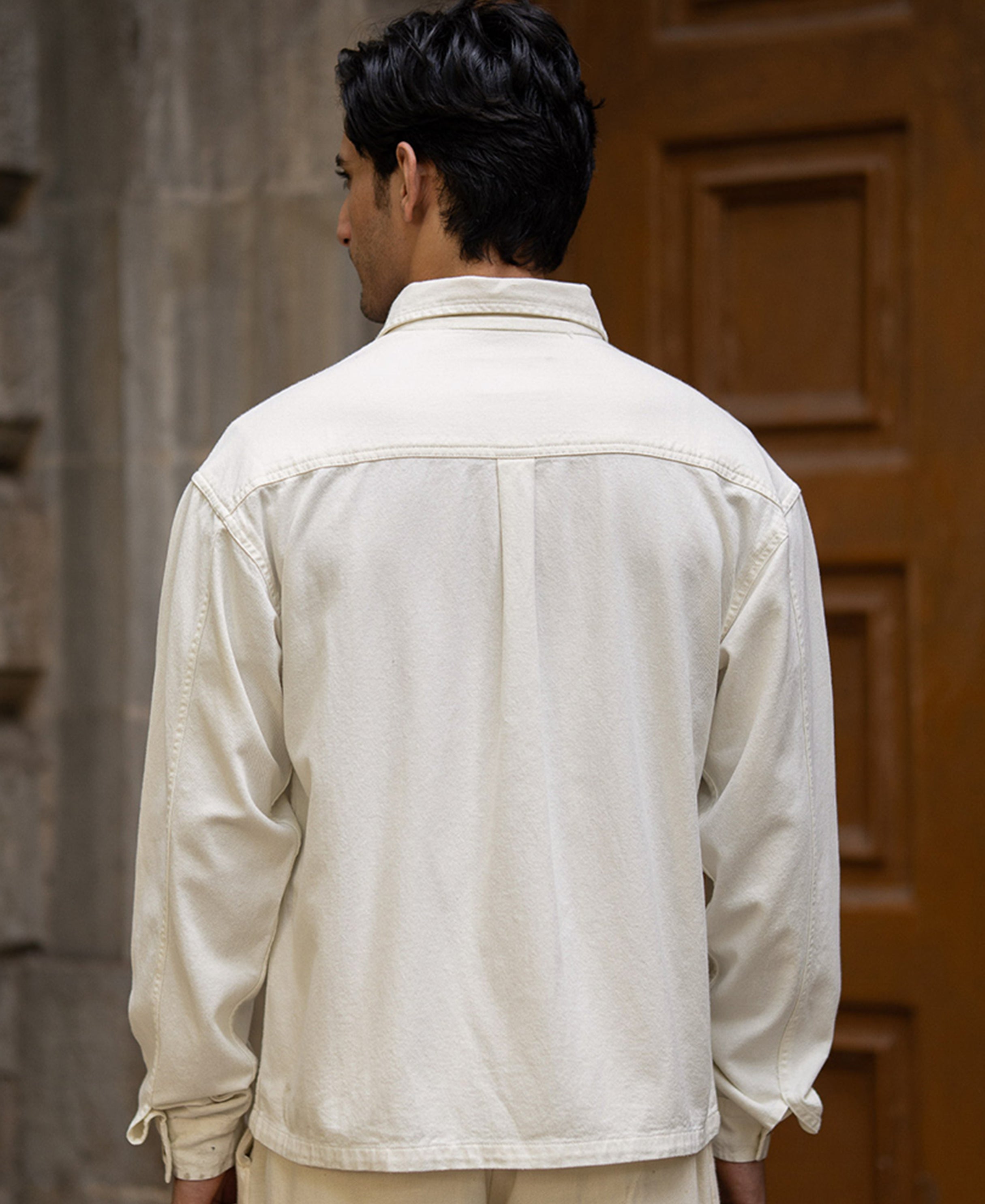 Off White Denim Shirt