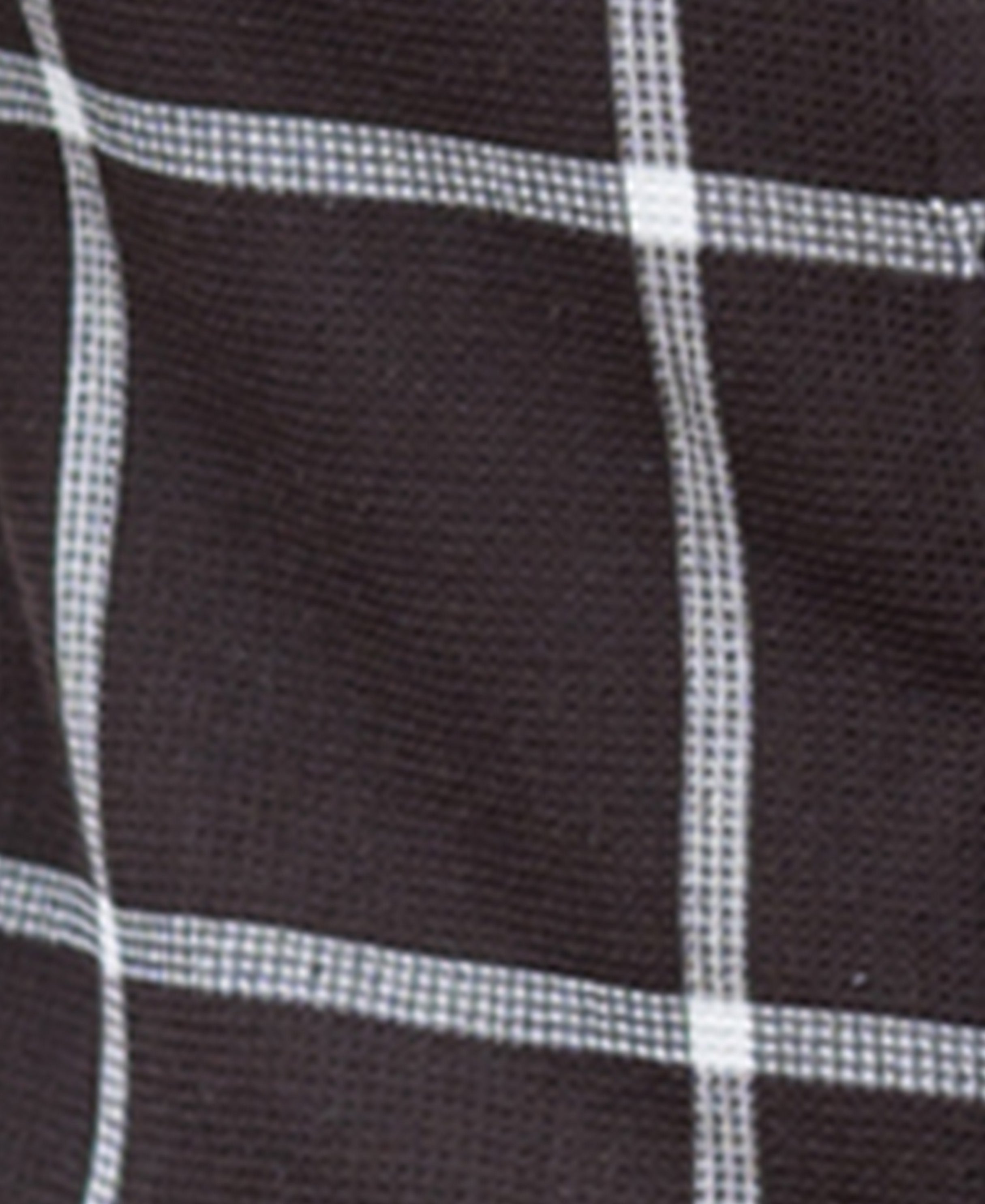 Brown Structure Checks Shirt
