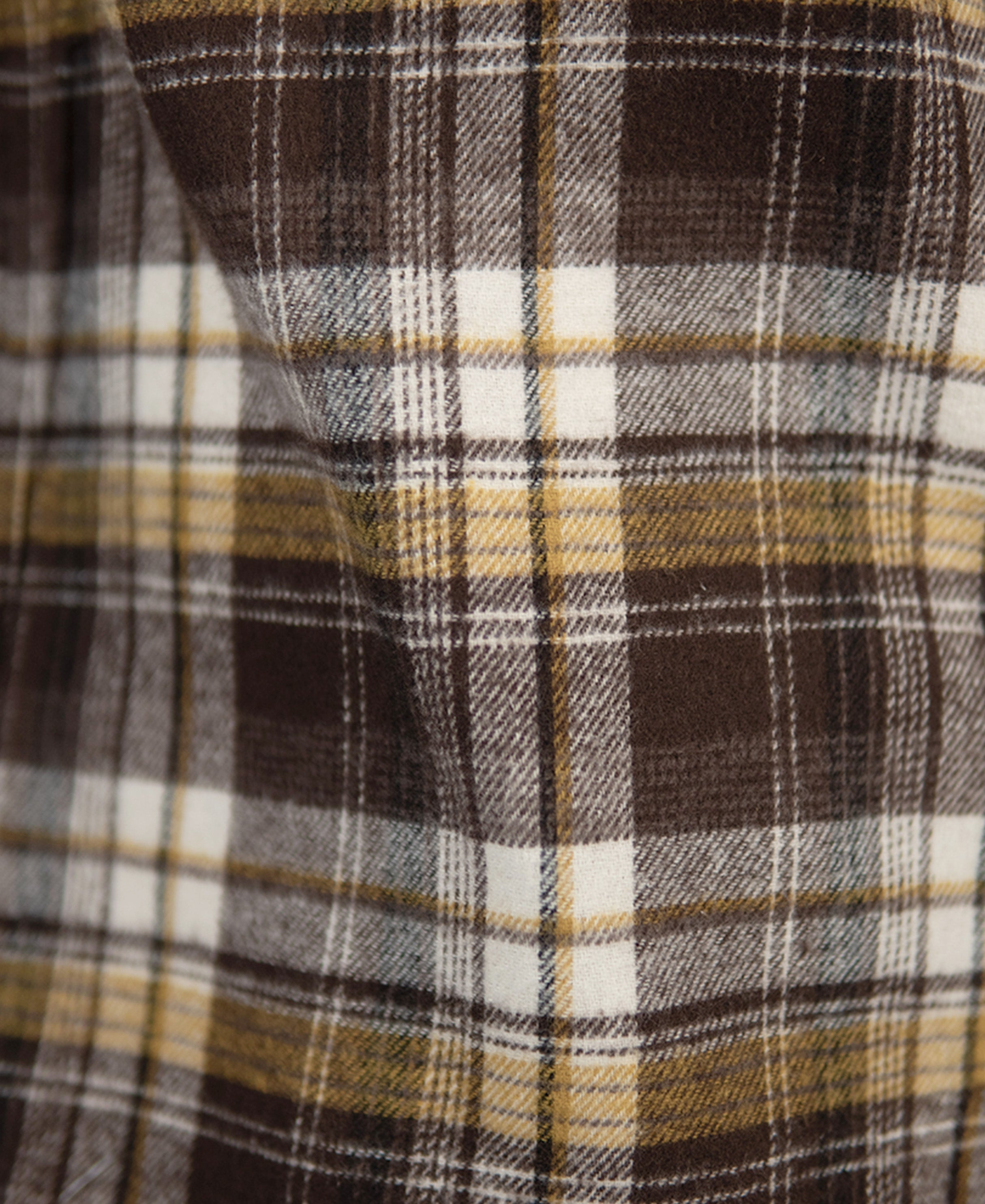 Brown Checks Shirt 100% Cotton