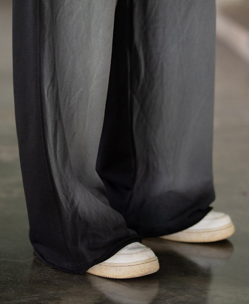 White Spray Basic Baggy Track Pant