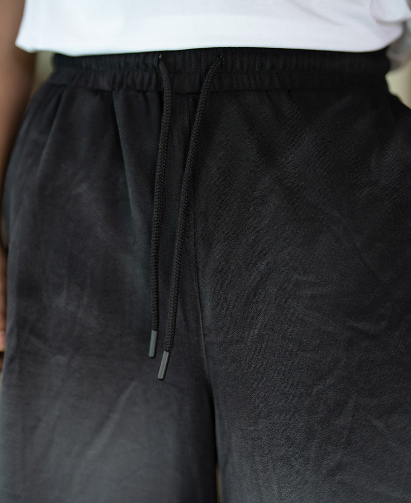 White Spray Basic Baggy Track Pant