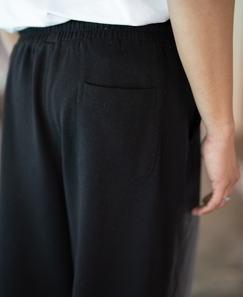 White Spray Basic Baggy Track Pant