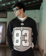 Grey & Black Printed T-Shirt