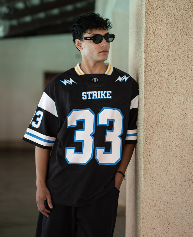 Black Printed T-Shirt 100% Cotton