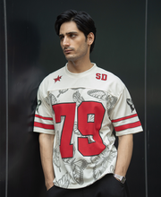 Off White Butterfly Print Jersey T-Shirt