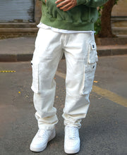 Off White Patch Pockets Denim Jeans.