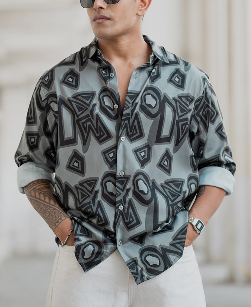 Multi Colour Printed Regular Fit Full Sleeves Shirt.