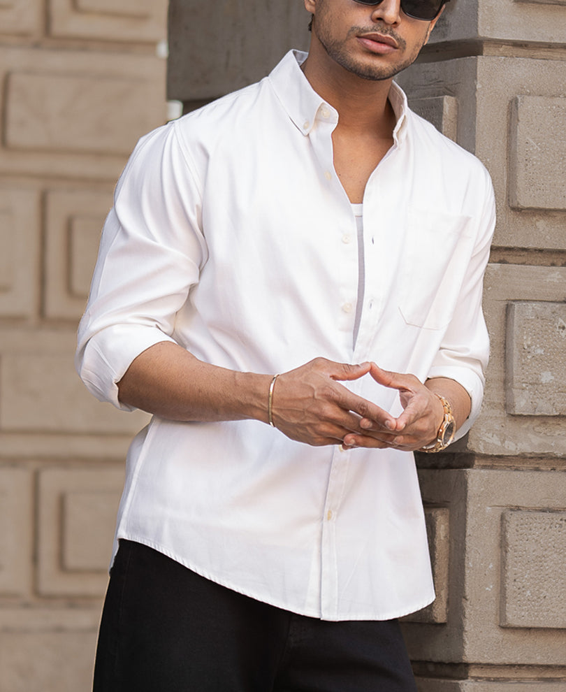 White Oxford Shirt.
