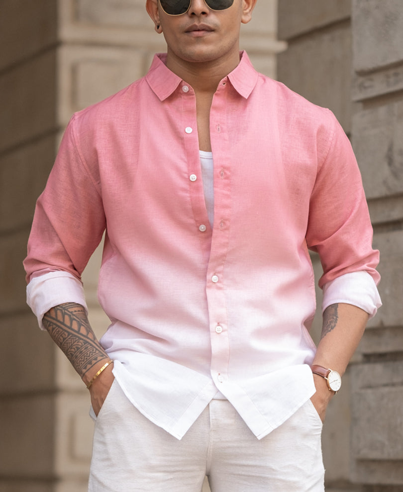 Coral Ombre Shirt.