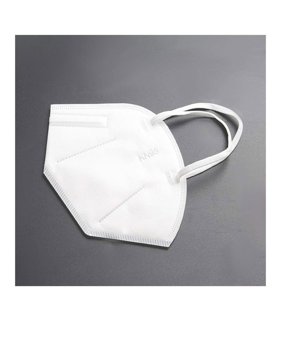 White Unisex N95 Mask.