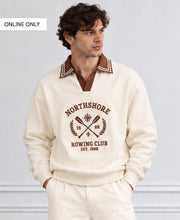 Cream Contrast Embroidery T-Shirt