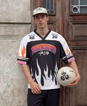 Flame Print Jersey T-Shirt